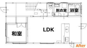 施工後図面　文字入り