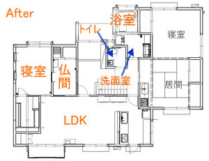 施工後図面