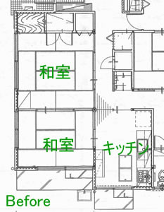 施工前図面部屋名入り