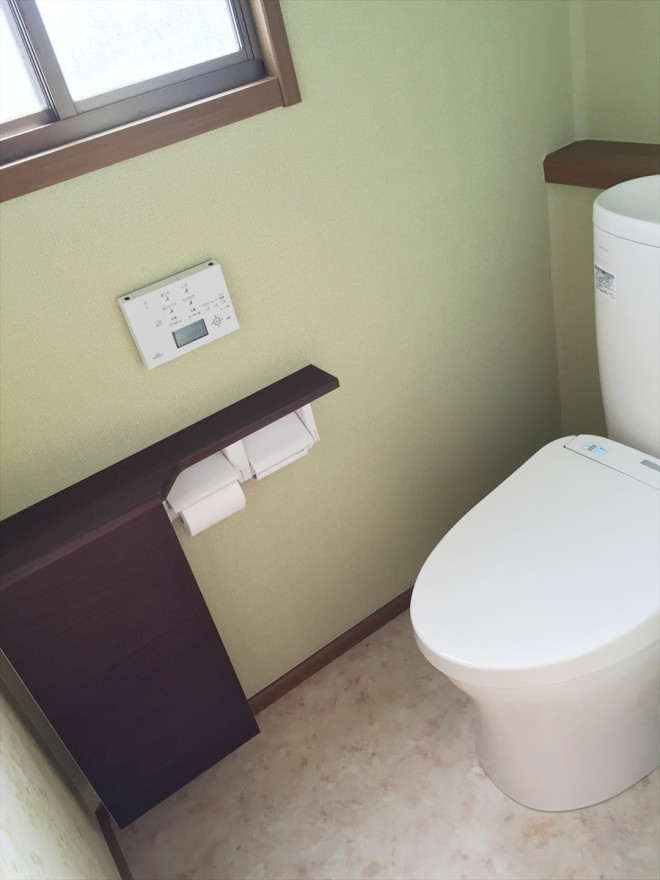 【トイレ】モノの入れ替えだけじゃない さわやか落ち着きのトイレ 【旧】 新潟市・長岡市・上越市でリフォームは